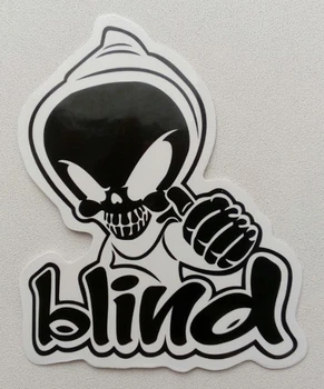 Стикер етикетка-наклейка самоклейка Blind (6,5 см х 8см)