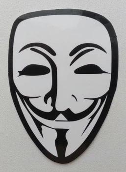 Стикер этикетка наклейка самоклейка Anonymous 1 (7,5см х 5,5см)
