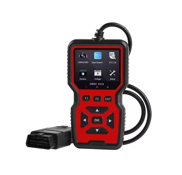 Сканер диагностики авто автосканер V519 OBD2 Red (500438)