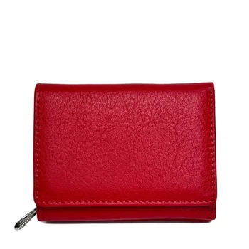 Гаманець жіночий натуральна шкіра Genuine Leather червоний G623 red