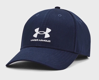 Кепка Under Armour мужская синяя спортивная шапка для защиты от солнца и комфорта регулируемая