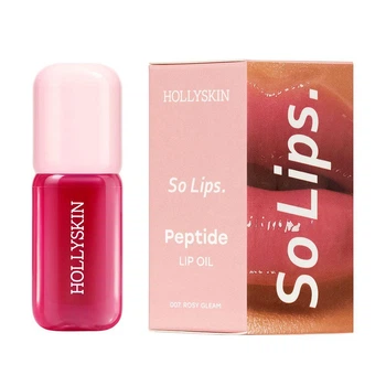 Увлажняющее масло для губ HOLLYSKIN So Lips. Peptide Lip Oil №007. Rosy Gleam, 4 мл (4823109703940)