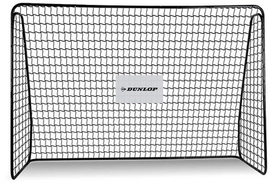 Футбольные ворота Dunlop с сеткой 182x122x61см чорний (2006642)