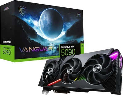 Відеокарта MSI GeForce RTX 5090 32G VANGUARD SOC (912-V530-018, G5090-32VGS)