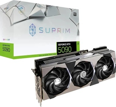 Видеокарта MSI GeForce RTX 5090 32G SUPRIM SOC (912-V530-012, G5090-32SPS)