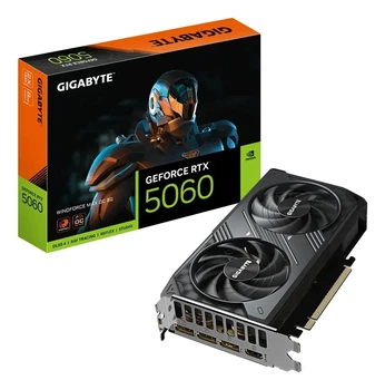 Видеокарта Gigabyte GeForce RTX 5060 WINDFORCE MAX OC (GV-N5060WF2MAX OC-8GD) OEM