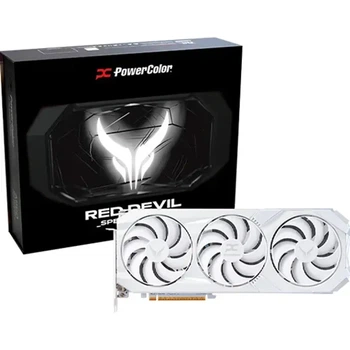 Видеокарта PowerColor Radeon RX 9070 XT Red Devil Spectral White (RX9070XT 16G-E/OC/WHITE)