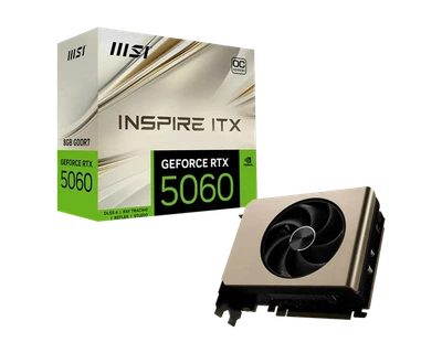 Видеокарта MSI GeForce RTX 5060 INSPIRE ITX OC (RTX 5060 8G INSPIRE ITX OC)