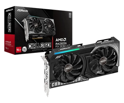 Видеокарта ASRock Radeon RX 9060 XT Challenger OC (RX9060XT CL 16GO)
