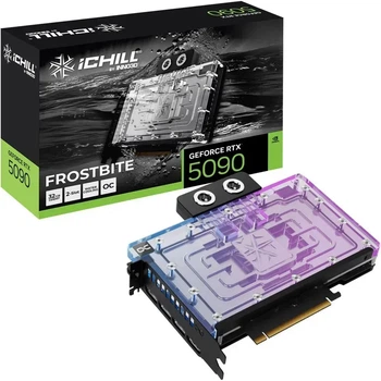 Видеокарта INNO3D GeForce RTX 5090 iCHILL FROSTBITE (C50903-32D7X-1759FB)