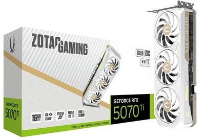 Видеокарта Zotac GeForce RTX 5070 Ti GAMING SOLID CORE OC White (ZT-B50710Q2-10P)