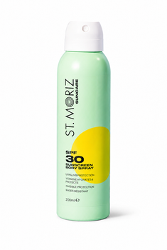 Солнцезащитный спрей для тела St. Moriz Suncare SPF 30 Body Spray, 200 мл