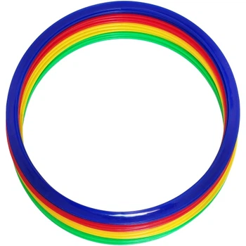 Кольца для координации Meta Flat Agility Rings Set of 12 синий, красный, желтый, зеленый 60 см