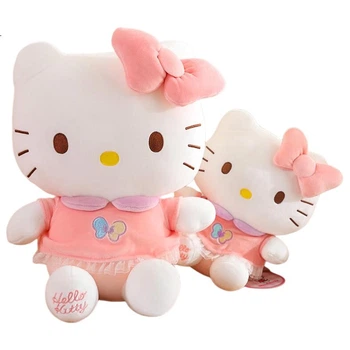 Игрушка мягкая Hello Kitty Sanrio плюшевая подушка, подарочная