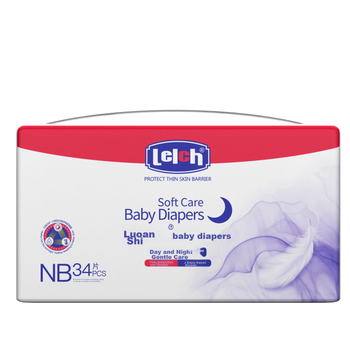 Подгузники ночные Lelch Soft Care Mini NB (до 5 кг), 34 шт