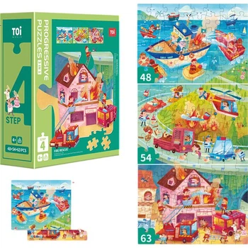 Пазл TOI Advanced для детей 3-6 лет, «пожарная служба», подарочный
