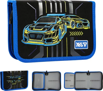 Пенал жесткий Yes одинарный с клапаном HP-03 Rally (533736)