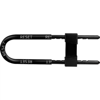 Замок RESET U-образный для стекла/мотоцикла, 10 ключей, 45 см