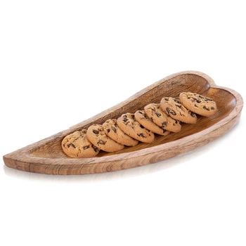 Talerz do serwowania Orion Mango drewniany 38x15,5x3,5 cm (8592381264826)