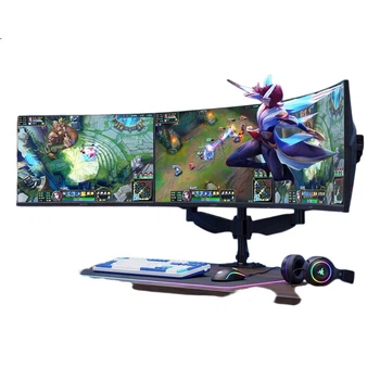 Подставка Zhiercheng для монитора 3 кронштейна, 17-32", газовый подъемник