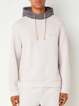 Худі чоловіче Armani Exchange 346230898 2XL Бежеве/Сіре (1160226731)