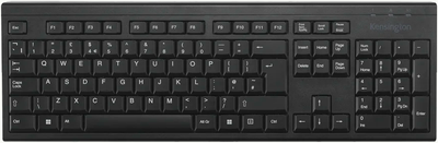 Клавіатура дротова Kensington KB150 EQ Wireless Black (K75561WW)