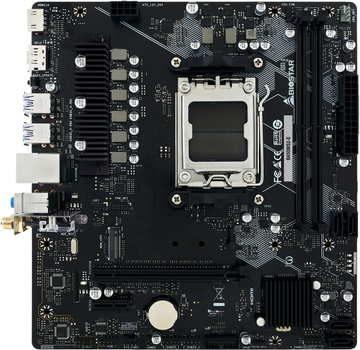 Материнська плата Biostar B650MS2-E (sAM5, AMD B650, PCI-Ex16)