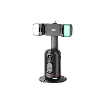 Монопод XO SS16 facial tracking automatic AI Bluetooth tracking selfie stick Чорний