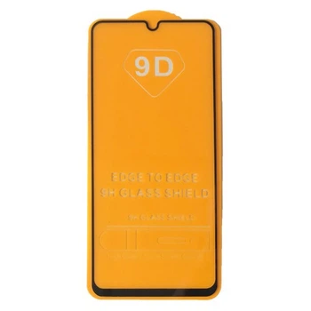 Захисне скло 9D Samsung A22 4G (A225) чорне тех пак
