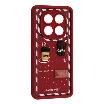 Чохол Happy для Xiaomi Redmi Note 14 Pro 4G Marsala