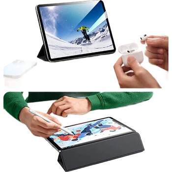 Магнитный двусторонний чехол UGREEN Smart для iPad Pro 2022, совместимый с 11-дюймовыми моделями 20/21 дюймов, защитный чехол для планшета Apple, защита от изгиба, ударопрочность, тонкий, интеллектуальная функция сна/пробуждения.
