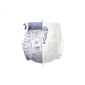 Подгузники Xiwangbaobao Seaweed M, 42 шт, с поясом, ультратонкие дышащие
