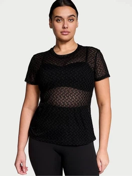 Футболка женская Victoria's Secret 501590252 XS Черная (1160056580)