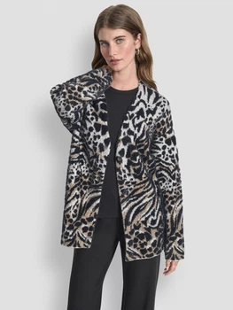 Кардиган вязаный женский Donna Karan NY (DKNY) 525358521 S Черный (1160122495)