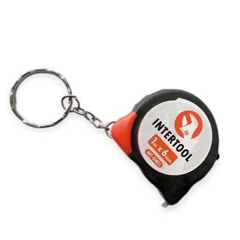 Брелок "рулетка" дорога 1м х 6мм intertool