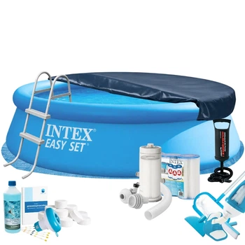 Надувной бассейн MaxPro Intex Easy Set, полный комплект, 366х76 см (IP-175922)