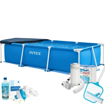 Каркасний басейн Max Intex Metal Frame, повний комплект, 300х200х75 см (IP-175902)