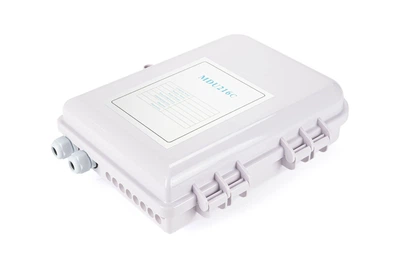 Бокс оптичний RCI MDU 216 C IP54, зовнішній на 2 кабельні вводи, 16 виводів для FTTH патчкордів (MDU 216 C (дл