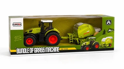 Радиоуправляемый трактор с пресс-подборщиком Bundle of Grass Machine 2.4 GHz