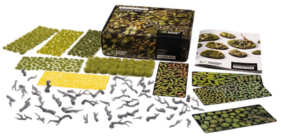 Набір підставок для фігурок Gamers Grass Jungle Floor - Basing Box (0738956791948)