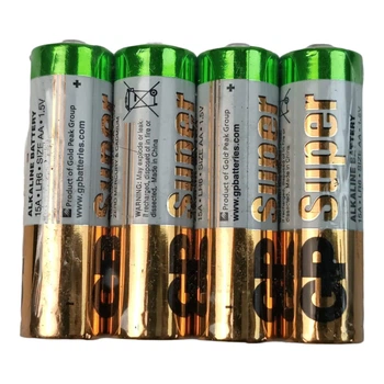 Батарейка AА щелочная 1.5V пальчик (к-кт 4 шт) GP