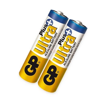 Батарейка AA лужна 1.5V пальчик GP Ultra Plus Alkaline (к-кт 2 шт, плівка) GP