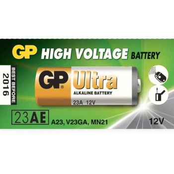 Батарейка "А 23" щелочная 12V микропальчик GP HighVoltage Alkaline блистер (в брелок сигналки) GP