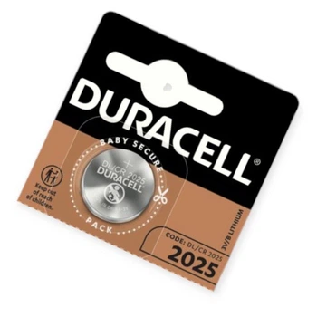Батарейка "таблетка" літієва 3.0V CR2025 блістер Duracell
