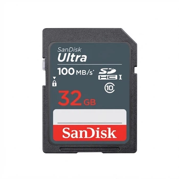 Карта памяти SANDISK Ultra SDHC 32GB Class 10 UHS-I U1 (SDSDUNB-032G-ZN3IN)