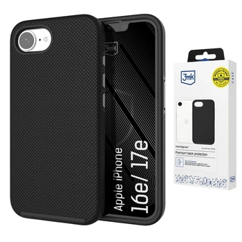 Чехол 3mk Protection Fortis MagCase для iPhone 16e / 17e Black with MagSafe (5903108758673)