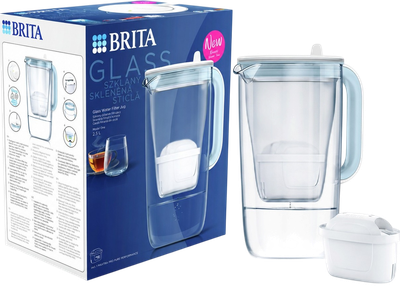 Фильтр-кувшин Brita Glass LED MXpro 2,5 л синий