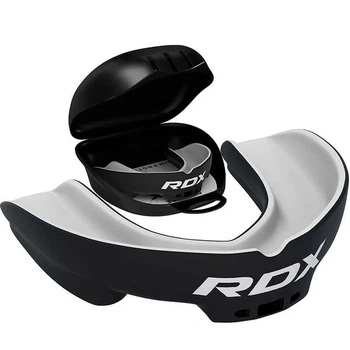 Капа RDX термопластик доросла 12+ чорна/біла