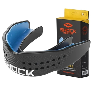 Капа Shock Doctor термопластик взрослая черная 11+