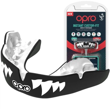 Капа OPRO Dental Grade однощелепна чорна для дорослих 11+